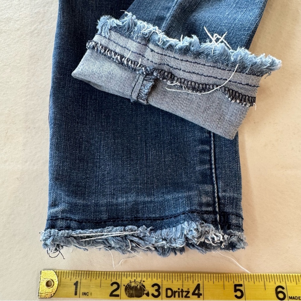 Democracy Tummy Control Distressed Frayed Ankle Skimmer (4) - Picture 9 of 15